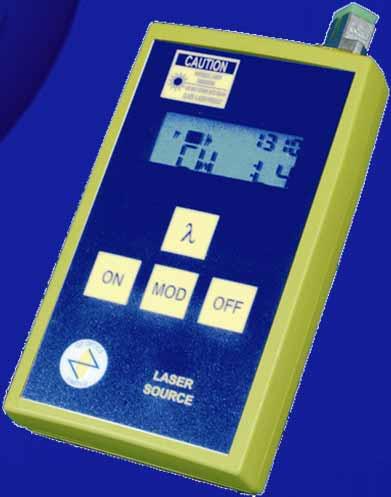 Laser Diode/LED Source Insertion loss measurement Fiber identification using