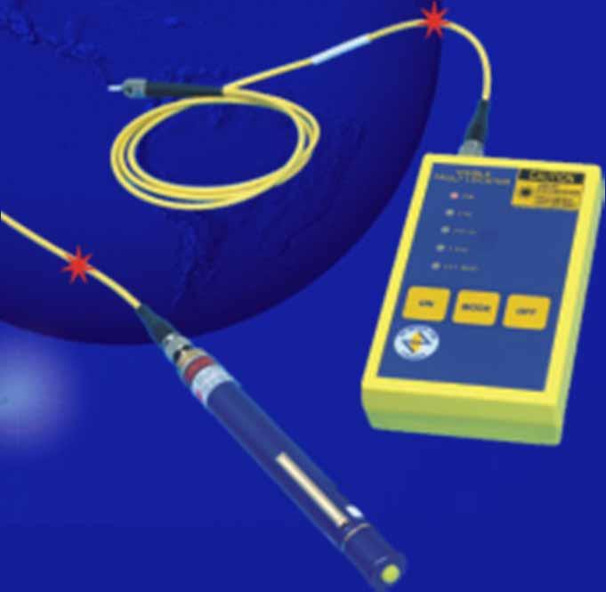 Pen & Pocket Size Fault Locators Detect Breaks in Fiber Optic Cables Use as an End-To-End