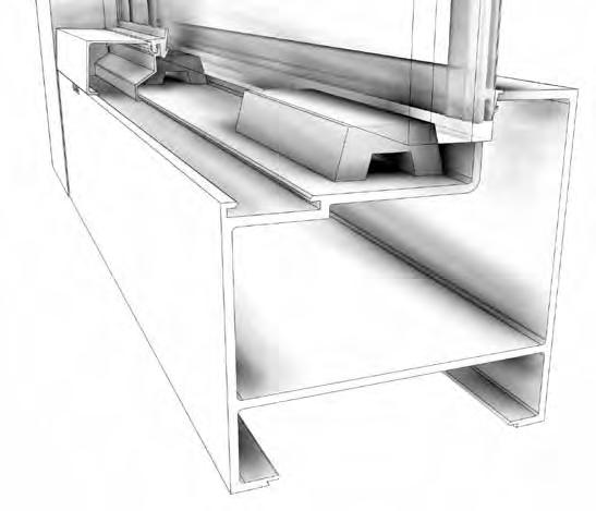 Tight butt-joined corners are critical to avoid leakage. Seal ends of horizontal gaskets prior to abutting to vertical gaskets. 1 HORIZONTALS 2 3. Set glass in place following the four step procedure.