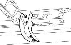 INSTALLATION PROCEDURE: RUNNING BOARD INSTALLATION Fig. 11 2) Install Step Rail a) Position step rail on brackets. Fig. 12 NOTE: Running boards are designated (LH/RH).