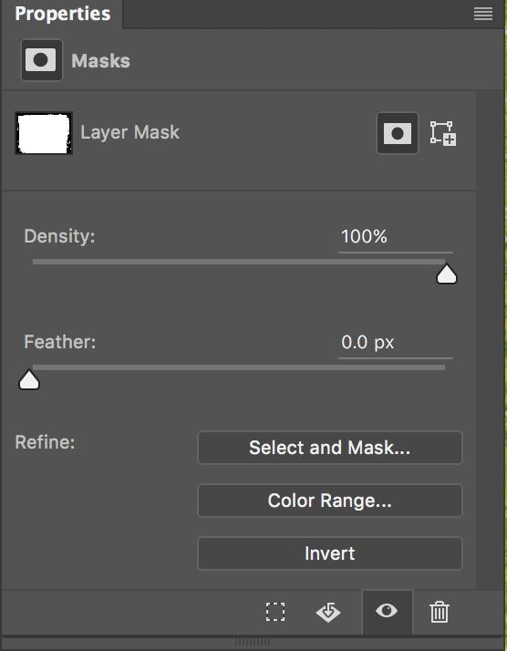 Be sure that the layer mask thumbnail is selected (the one on the right in the Layers Panel when you are finetuning the mask!