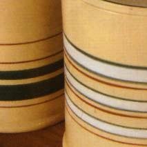 Ceramic pieces are authentic reproductions