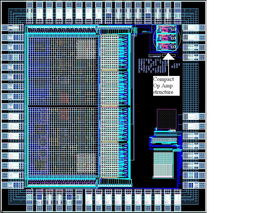 Appendix D Chip Layout D.1 Pad frame Figure D.1: The pad frame of the prototype chip.