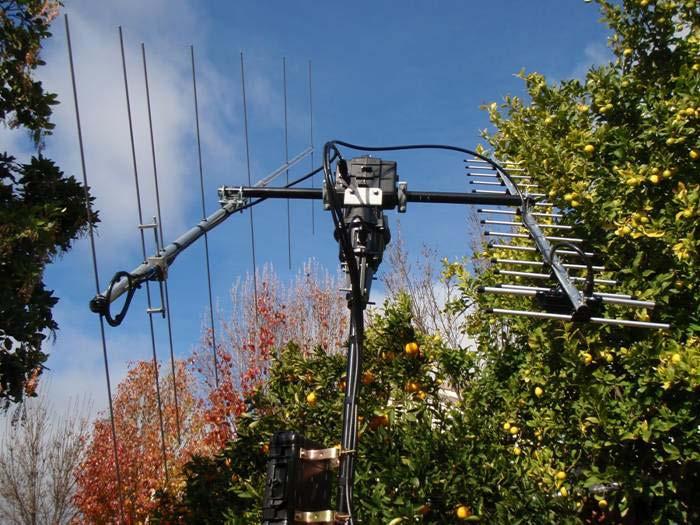 Antennas: 15 el UHF Yagi 7 el VHF Yagi G5500