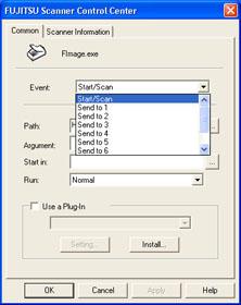 1 Before using [Scan] button and [Send to] button (Continued from the previous page) -For Windows 95 and Windows NT 4.0: 1.