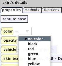Step 4: Color Property Con)nued To change the color of an object