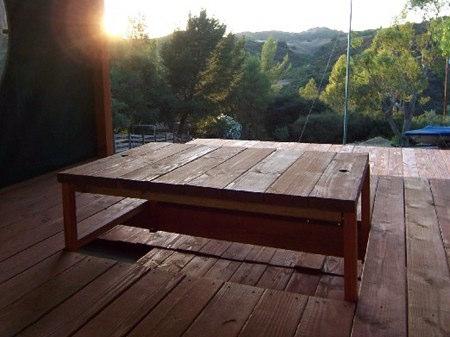 are made with the actual floor boards of the TeaHouse.