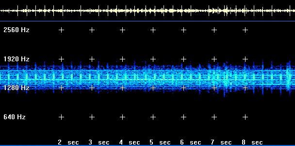 2.7 OTHR Iran Ticking pulses (like an old tin clock) on 14000 and 21000 khz