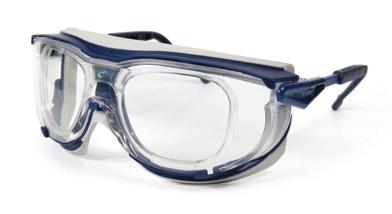 Prescription insert fitted securely behind the goggle lens All 3 products include optimum non-allergenic seals The uvex skyguard NT RX features fully adjustable side arms offering low energy impact