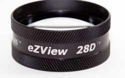 6801xx ezview 25D Ideal for use with patients with smaller palpeblar fissures. Offers median field of view and magnification. 6839xx ezview 30D Excellent for use on patients with small pupils.