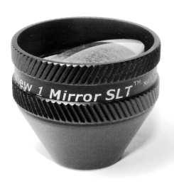 6842xx 1 Mirror SLT This single element, ALL GLASS lens has been developed specifically for angle examinations and Selective Trabeculoplasty (SLT) procedures.