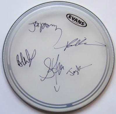 Steve, and Max Weinberg BWU Exclusive Hand Signed Drumheads Cost to Non Profit: $1,000.00 6.