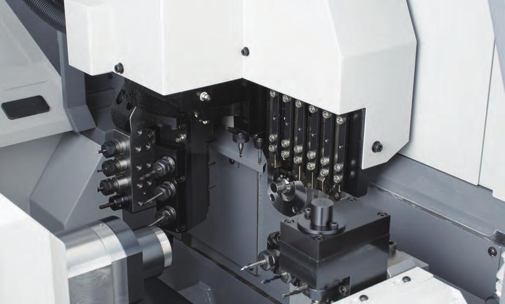 diameter workpieces, and once the guide bushing is removed, it can be used for short