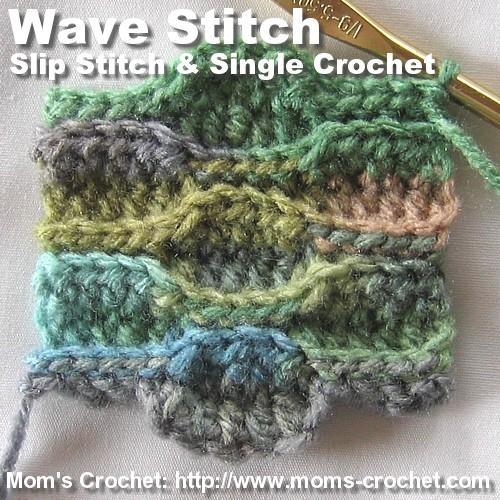 Crochet Wave Stitch by Sandy Marie and Mom s Crochet Working a Wave Stitch is a lot of fun and creates a beautiful texture you will love.