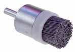 ATB wheel brushes are ideal for focused area work and are easily adaptable to standard shop equipment, highly specialized machinery, CNC machining centers and robot work cells.