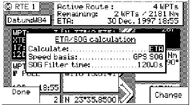 Note that the time entered uses the offset to UTC applied in the CFG1 Time display.