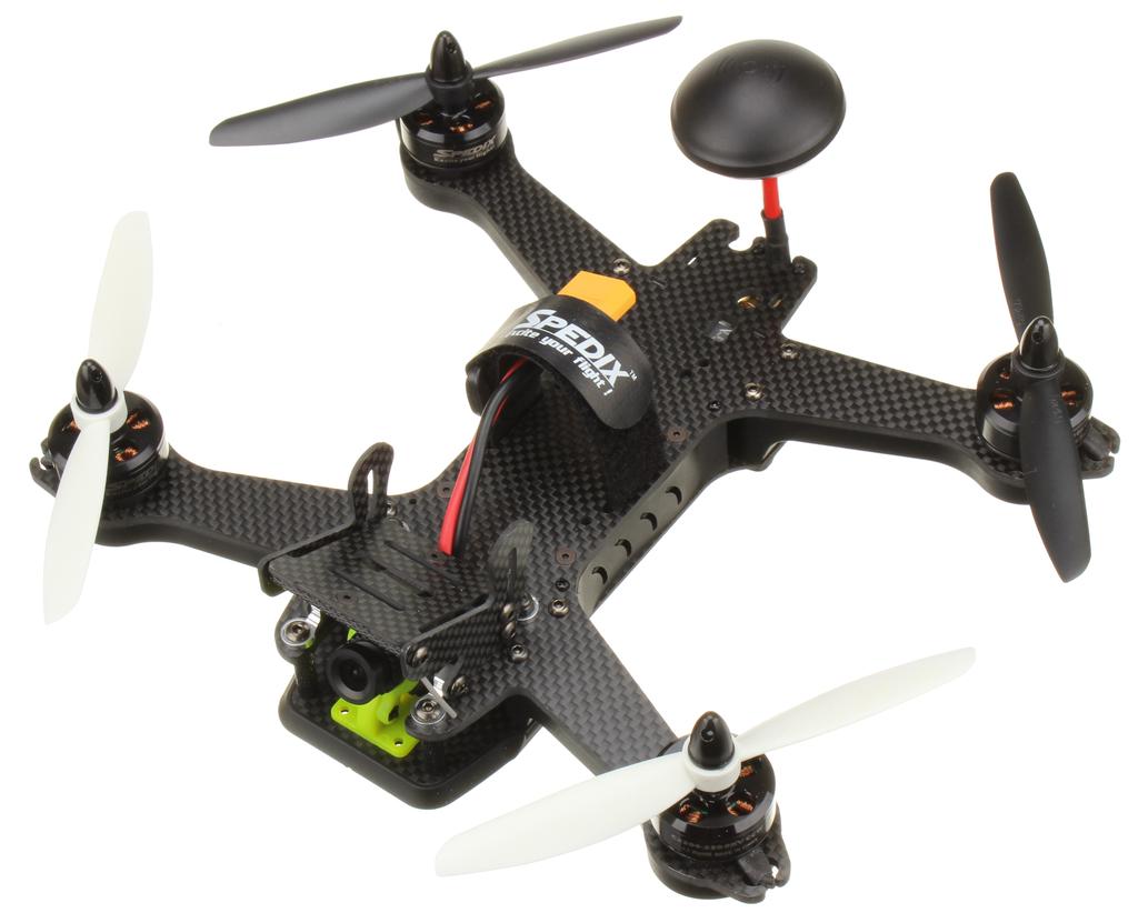 Assembled and tested in factory. Quick response in flight, durable and light structure. Latest Naze32 Rev6 flight controller with 3 Flight modes.