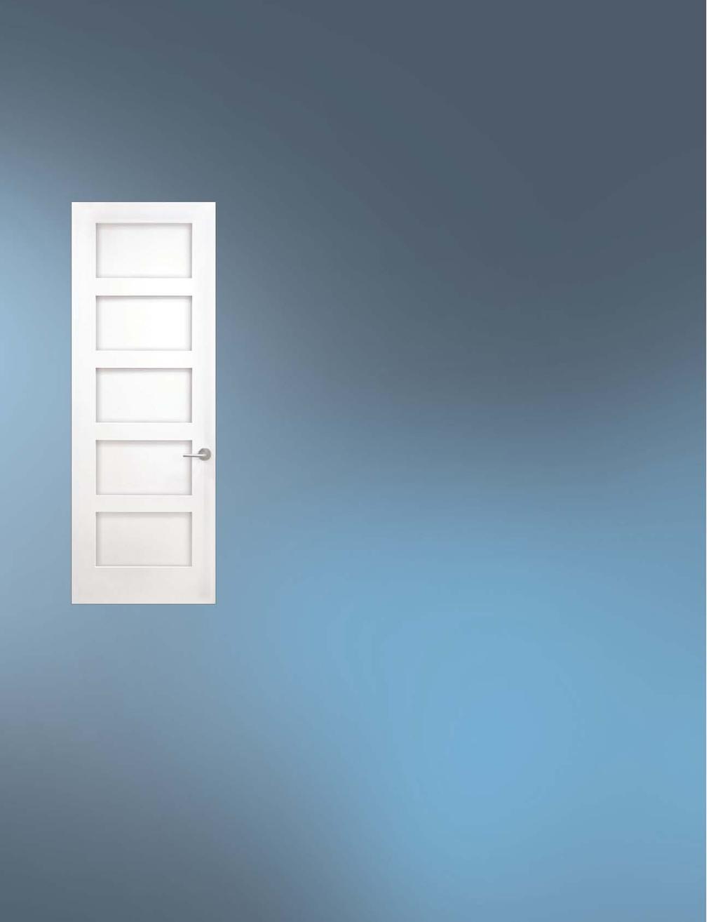 FIVE PANEL E5000 E5010 All doors are available in widths from 1 0 to 3 6 by 6 8, 7 0 and 8 0 tall. Thicknesses 1 3/8, 1 3/4 and 2 1/4. All panels can be replaced with glass.