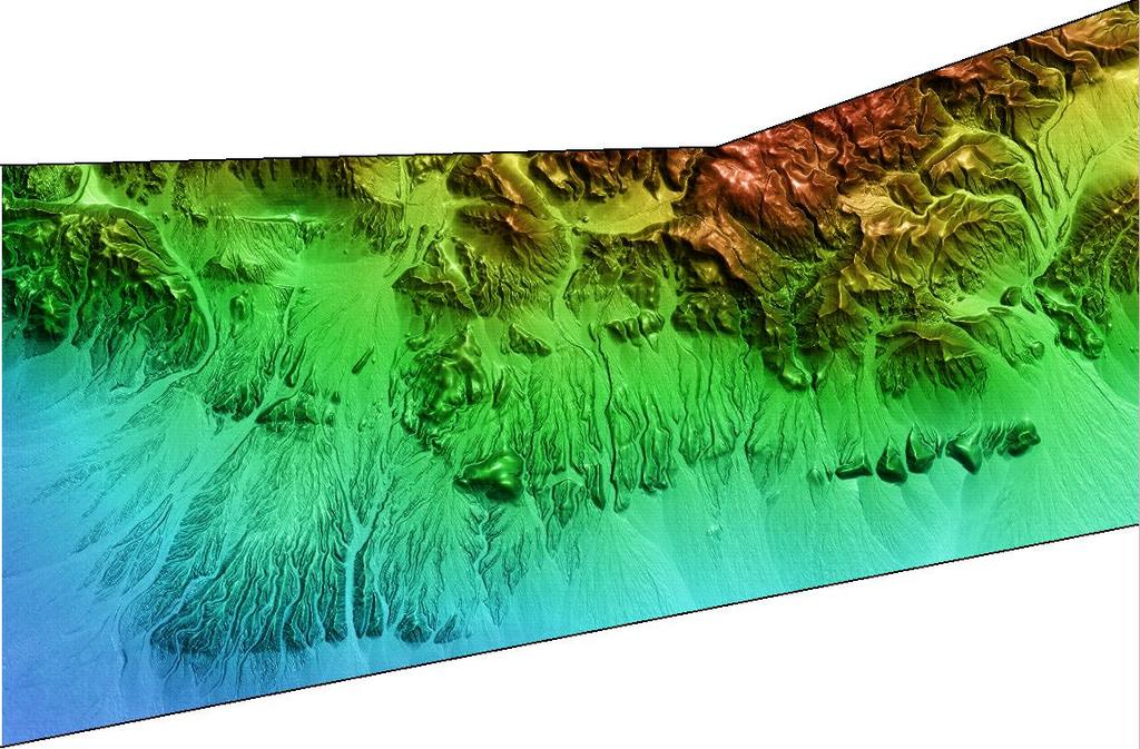 Figure 11. An image showing a portion of the Garlock Fault OpenTopography LiDAR DEM.