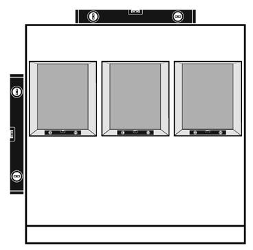 INSTALLATION - Products in 60 cm high recesses If the DOMESTIC APPLIANCES are to be INSTALLED IN 60 CM HIGH RECESSES: 1. Make sure that the unit is squared and level the support bases. (Fig. 1) 2.