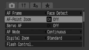 Checking the Focus and People s Expressions Available Shooting Modes p. 300 You can zoom the display of the AF frame to check focus when shooting or right after taking a shot.