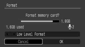 16 Preparations Getting Started Formatting Memory Cards You should always format a new memory card or one from which you wish to erase all images and other data.