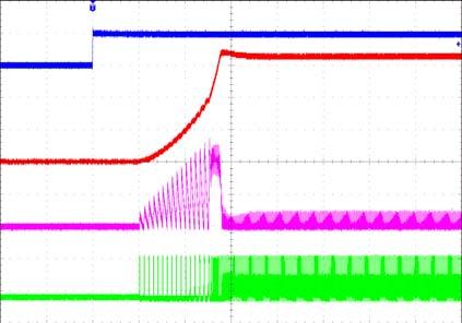 VSW 10V/div. 1ms/div. 80us/div. Figure 12. Shutdown Through Enable Waveform Figure 13.