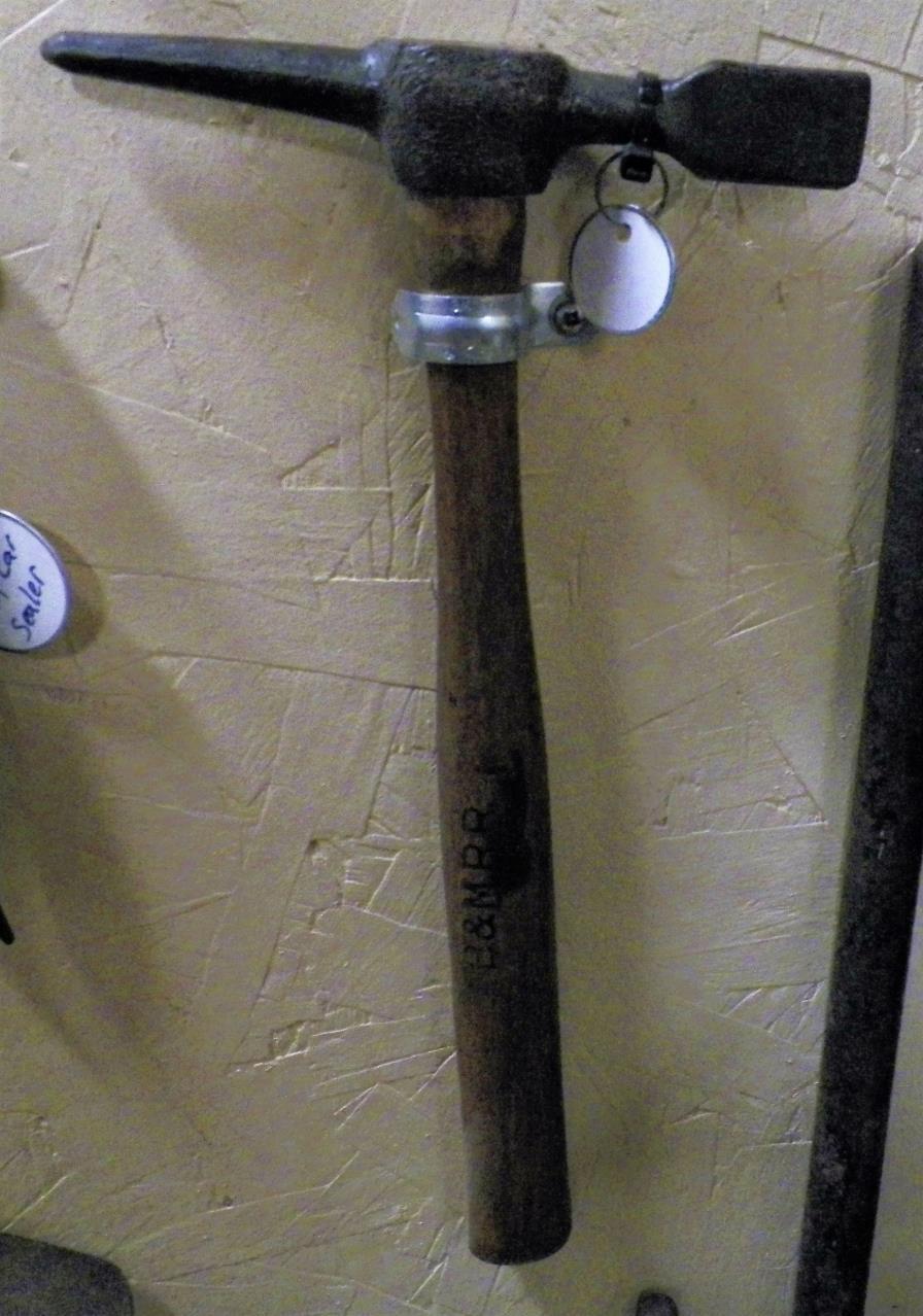 Ice Pick Hammer Boston & Maine Railroad Ice Pick Hammer /w wooden