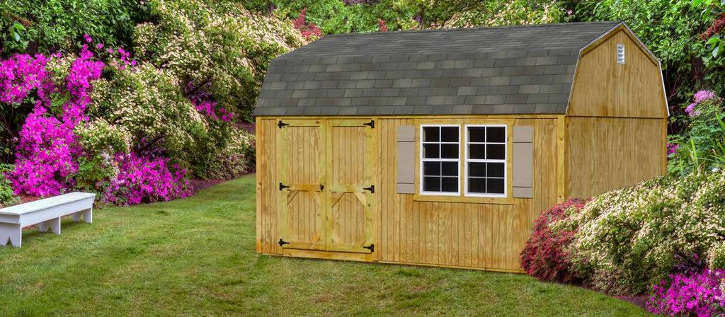 sheds with more class and style? These Ranch-Style outdoor storage sheds are built to decorate the backyard, backwoods, and more.