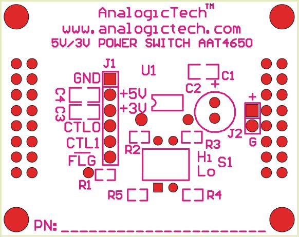 Evaluation Board Layout DATA SHEET The evaluation board layout follows the printed circuit board layout recommendations and can be used for good applications layout.