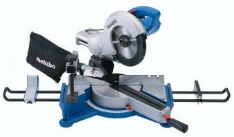CROSSCUT AND MITRE SAWS COMMON FEATURES For cutting wood, coated panels and plastics Simple cutting of all angular, bevel and rafter cuts Powerful, maintenance-free universal motor Stable design,