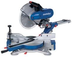 CROSSCUT AND MITRE SAWS EQUIPMENT FEATURES For all cutting tasks, ideal for interiors For cutting wood, coated panels and plastics Simple cutting of all angular, bevel and rafter cuts Powerful,