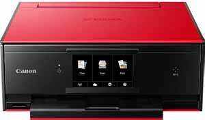 Prints can last over 100 years PIXMA TS9050 TiS Ref: Red CANONTS9055-1371C028 Wireless / Ethernet, Print, Copy, Scan, Cloud Link Printing and scanning with PIXMA Cloud Link Print from smart devices