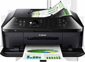 PRINTER COMES WITH FULL INK CARTRIDGES Prints can last over 200 years PIXMA MX925 TiS Ref: CANONMX925-6992B008AA Advanced All-In-One Print, copy, scan & fax functions 7.5cm (3.