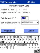 109 110 Program Patient Data