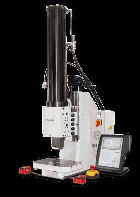 In C-rame Design With orce / Stroke Monitoring SCHMIDT HydroPneumaticPress with force / stroke monitoring are offered as complete system with control unit SCHMIDT