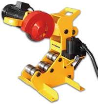 Quickly cuts steel pipe with minimal burr. Great for cutting pipe for groove joining. Heavy-duty design is perfect for field or shop use. Quiet operation.