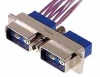These tactical connectors are only available through cable assemblies, with a wide range of field