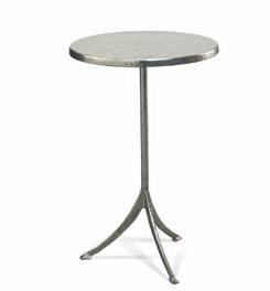This Trifecta table base has been designed to serve either a large center table purpose or for area dining.