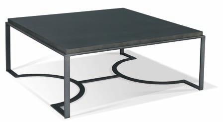 Ash Antiqued Silver finish Jackson Collection The unique stretcher on this overscaled square cocktail table adds an unexpected point of interest.