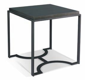 ACCENT TABLES 7 A chairside table to fit any casual setting or could also be used in multiples in front of a sofa.