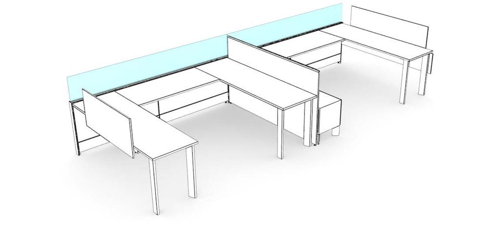 understanding screens (continued) worksurface mounted screen 1 2 3 Desk Top Casual Screens and Desk Mounted Screens provide