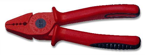 l mm l q Flat Nosed Plier with insulated head 217416 160 220 Gripping pliers ISOplus complete cable cutter made of impact-resistant glass-fibre reinforced plastic 2-component-handles gripping surface