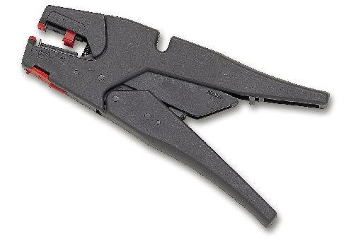 Insulation stripper - self adjusting For removing the insulation of single and multi-core and fine wired conductors having plastic or rubber insulation in the cross section size 0.08-10.00 mm².