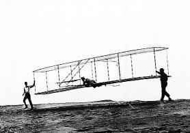 THE WRIGHT ROTHERS In Kitty Hawk, North arolina, on ecember 17, 1903, Orville and Wilbur Wright became the first people to successfully fly an engine-driven, heavier-thanair machine.