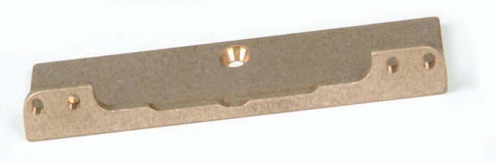 C11 Bracket Commercial Brass, Tumbled/Machined 2314 This bracket allows added support at the sill for Bronze Craft's