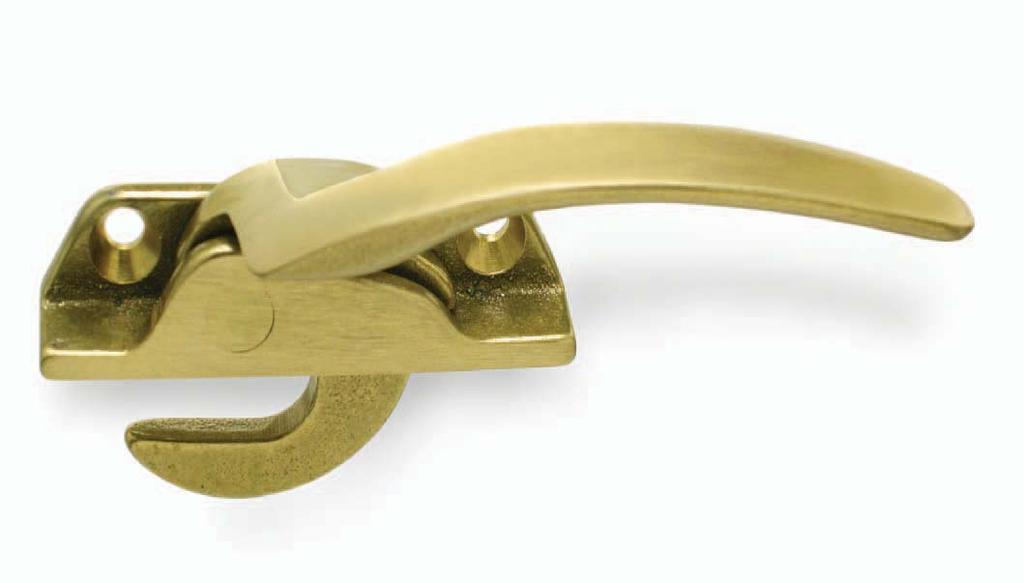 C2 Naval Brass, Satin Brushed 2104 Handle The handle allows for mounting on to the side of the jamb or center mullion and the offset grip ensures