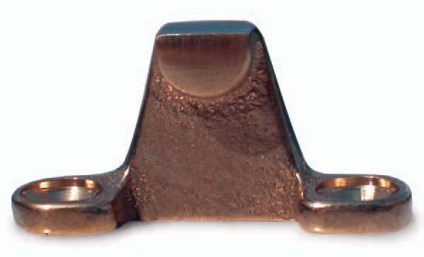 C8 Red Bronze, Antique 108E Keeper This keeper is typically mounted on the casement vent, and is used with casement locking handles.