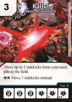 16) Q: Do Sidekicks moved to the field with Rally count as being fielded?