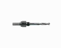 Power tool accessories Arbors with Replacement High-Speed Steel Pilot Drill Bits The best arbor in the industry ensures a solid connection without any gaps or wobbling.
